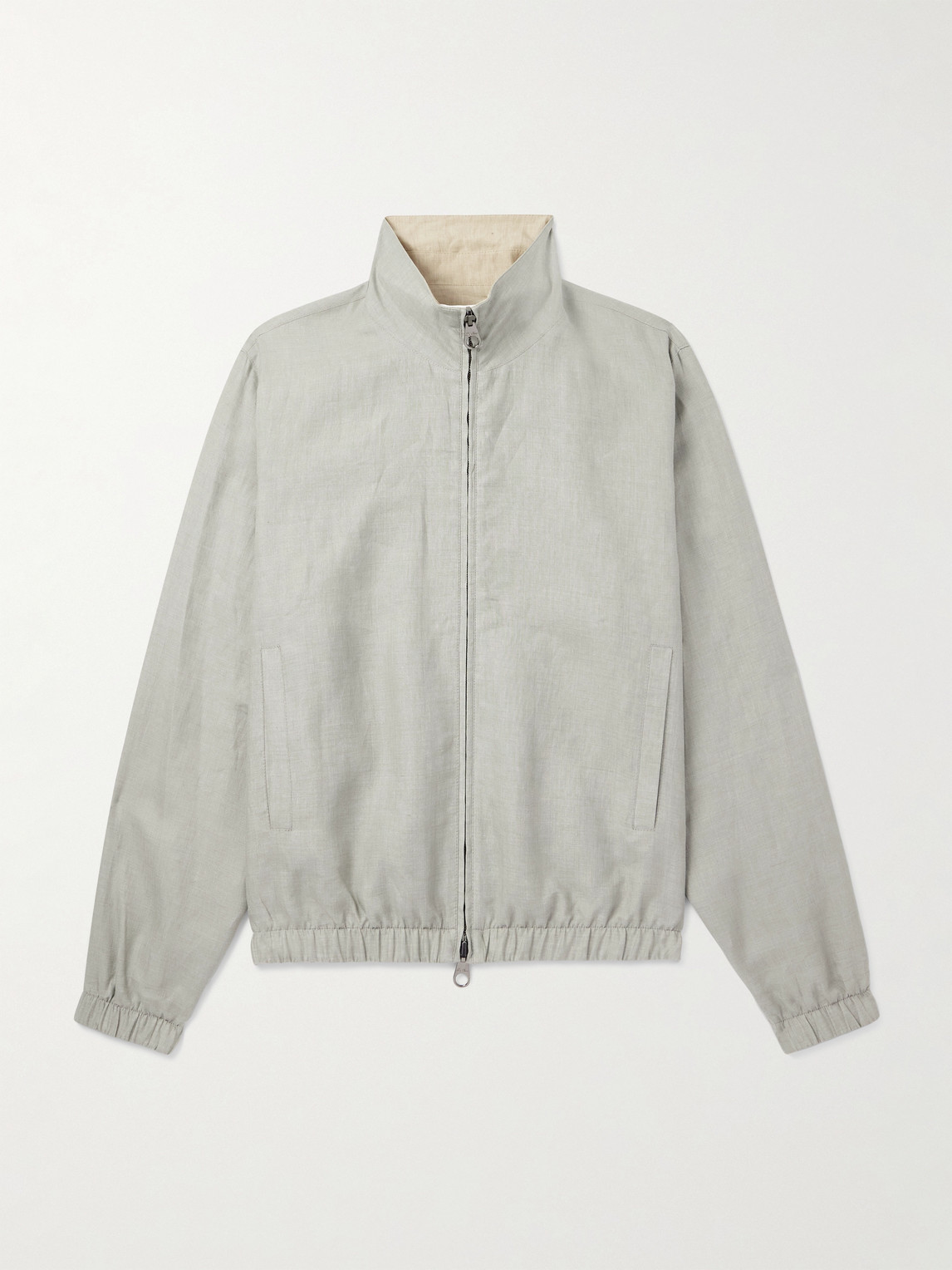 Loro Piana - Reversible Linen Bomber Jacket - Curated Menswear