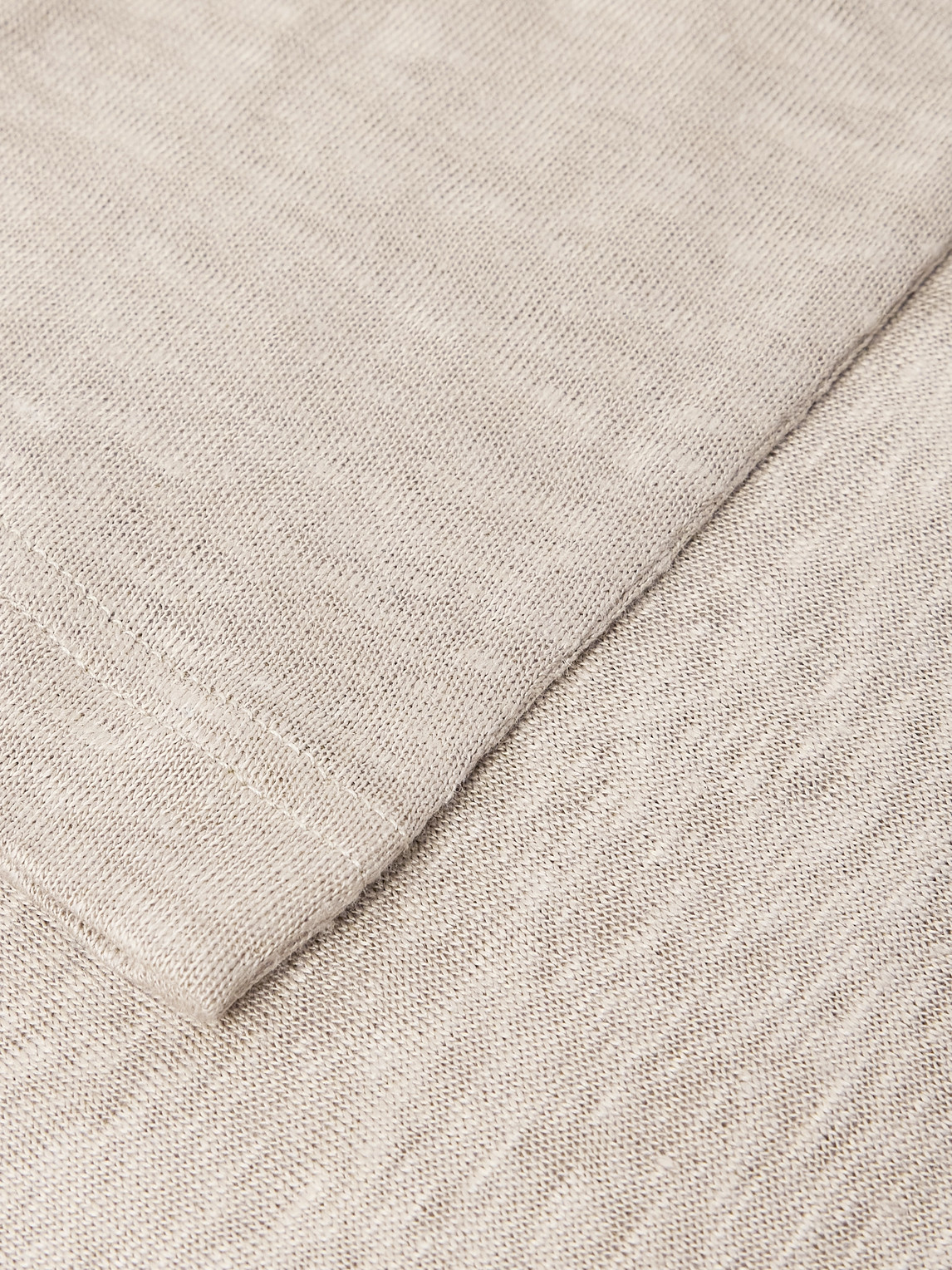 Loro Piana Linen T-shirt In Neutral