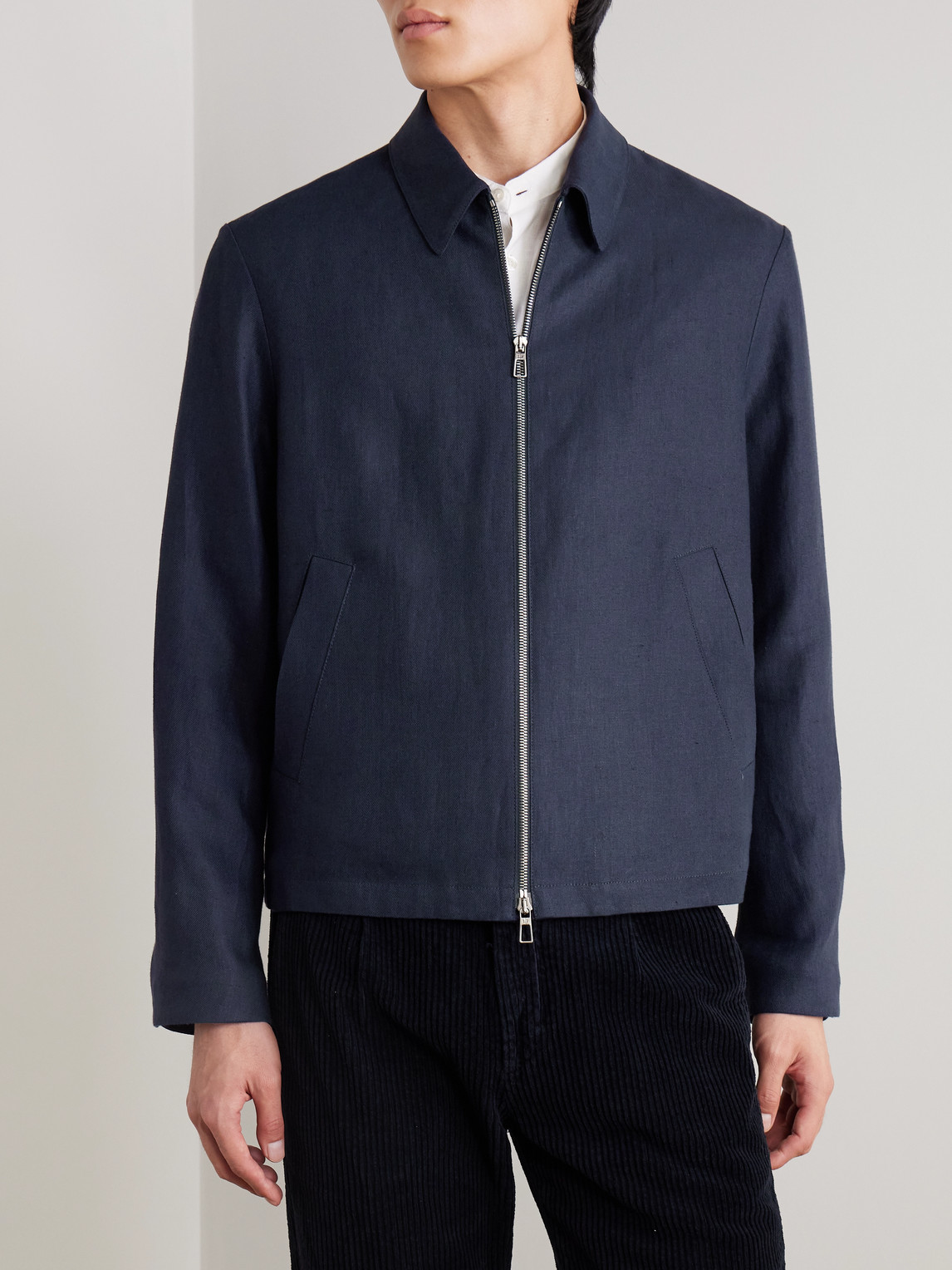 Loro Piana Maurin Padded Shell Zip-up Blouson Jacket