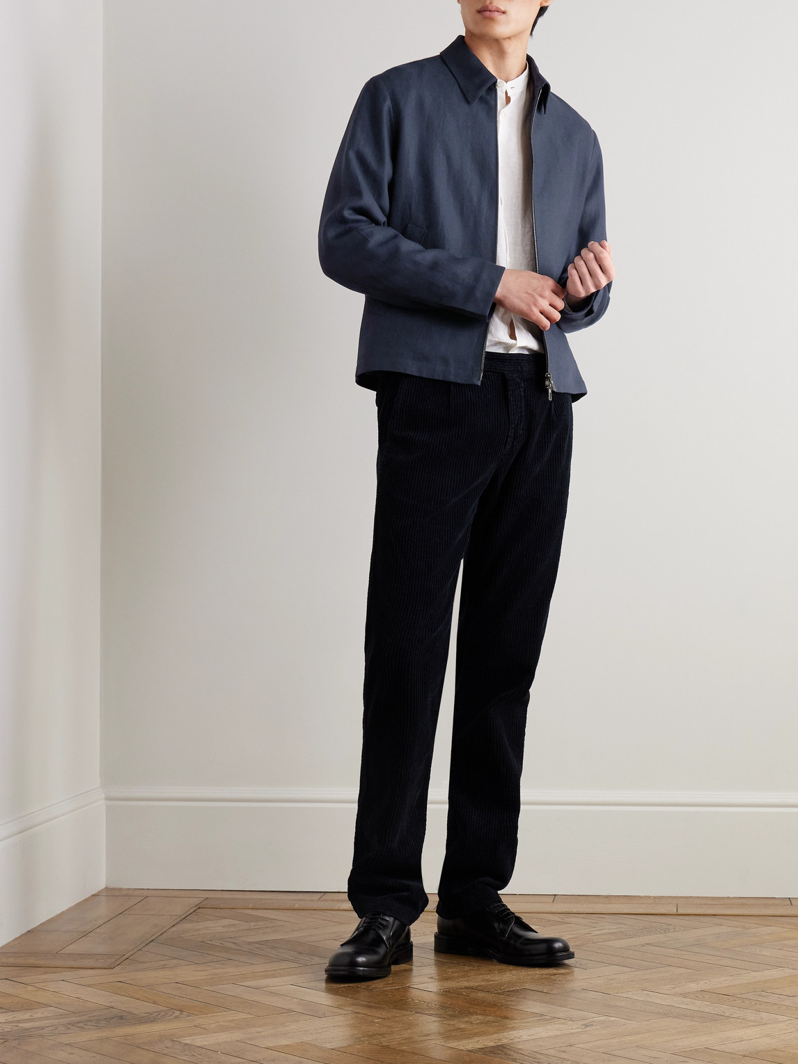 Loro Piana Maurin Padded Shell Zip-up Blouson Jacket