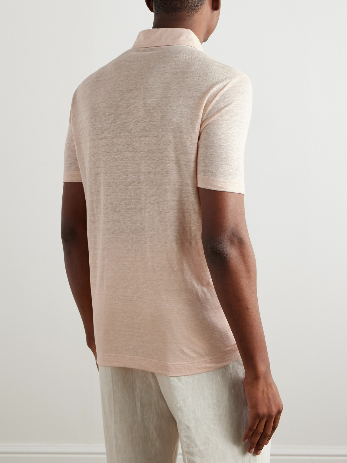 Loro Piana Linen Polo Shirt