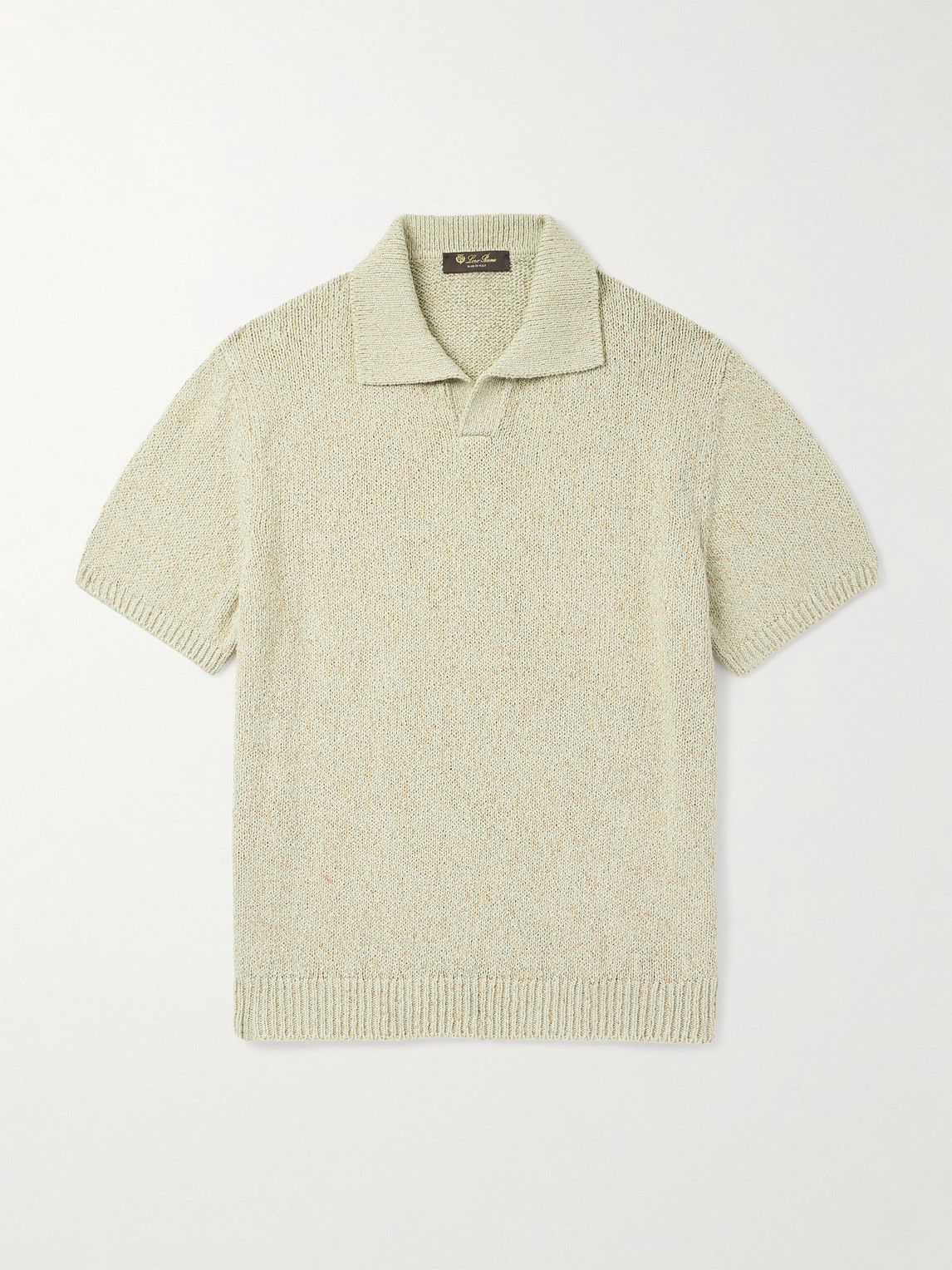 Loro Piana Meina Mouliné-Cotton Polo Shirt - Men