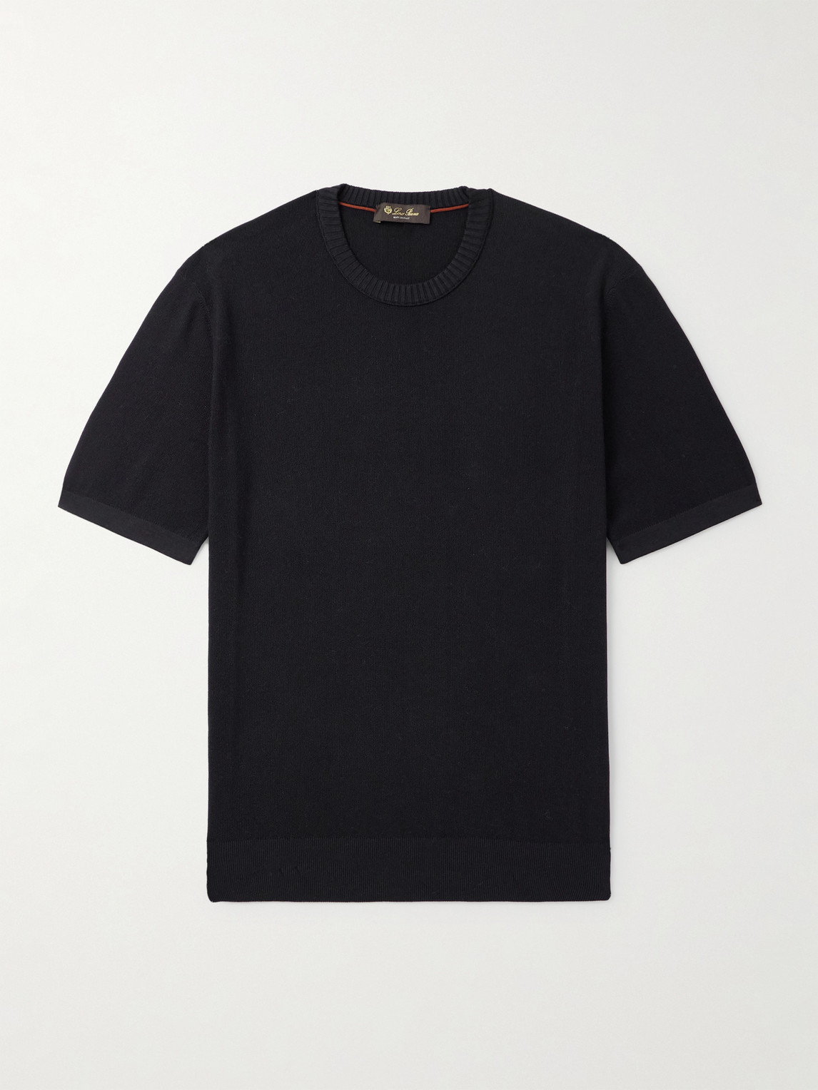 Loro Piana Slim-Fit Cotton and Silk-Blend Piqué T-Shirt - Men