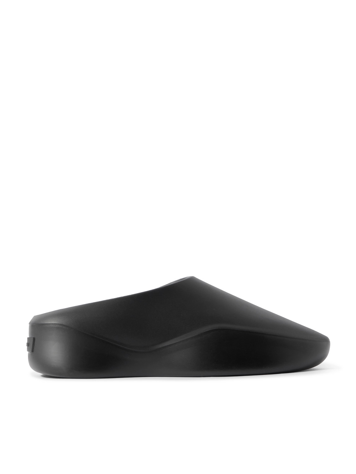 Shop Fear Of God Eva Runner Rubber Mules In Black