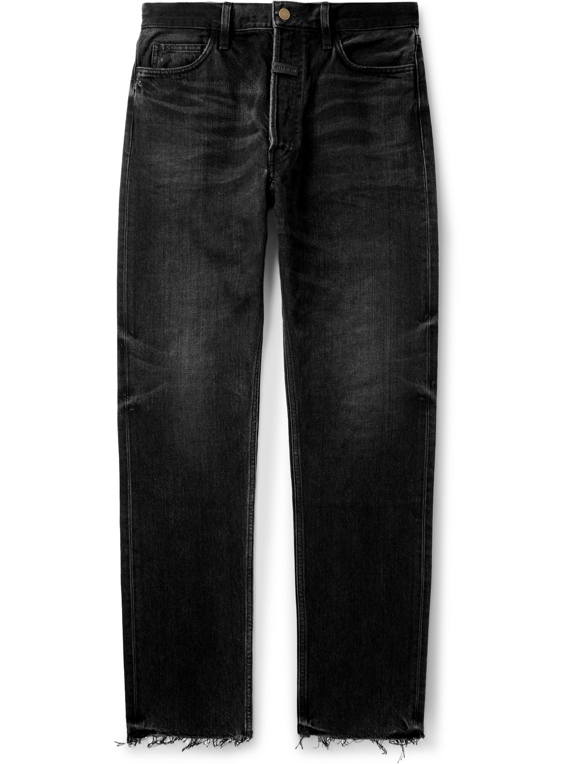 Fear Of God Tapered Jeans In Black