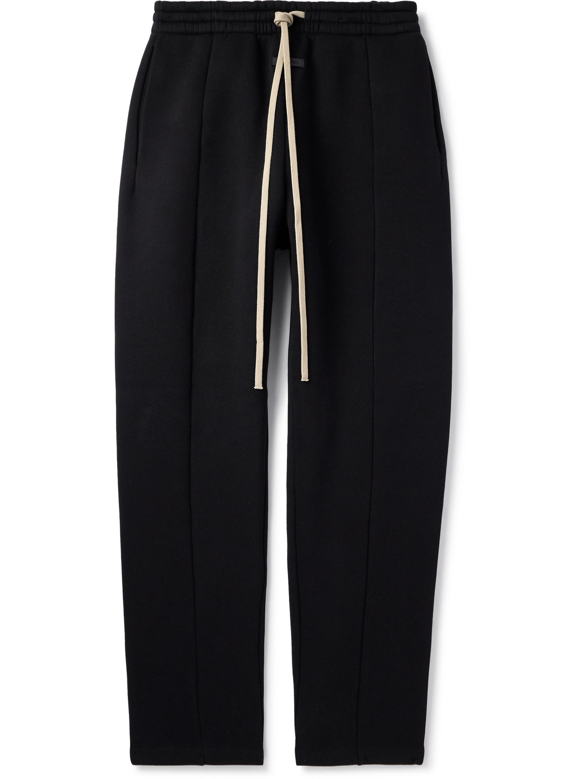 Straight-Leg Cotton-Blend Jersey Sweatpants