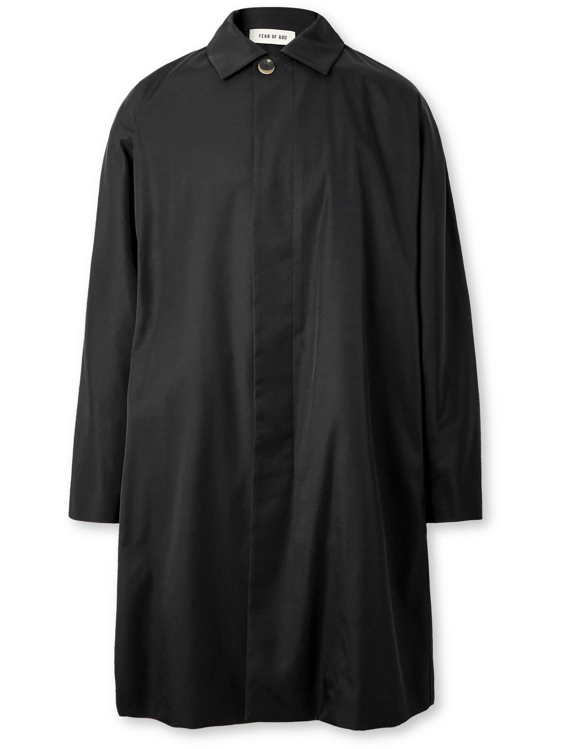 Eternal Oversized Logo-Appliquéd Twill Coat