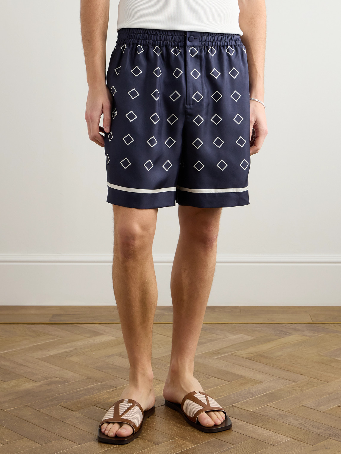 Valentino Garavani Shorts In Blue