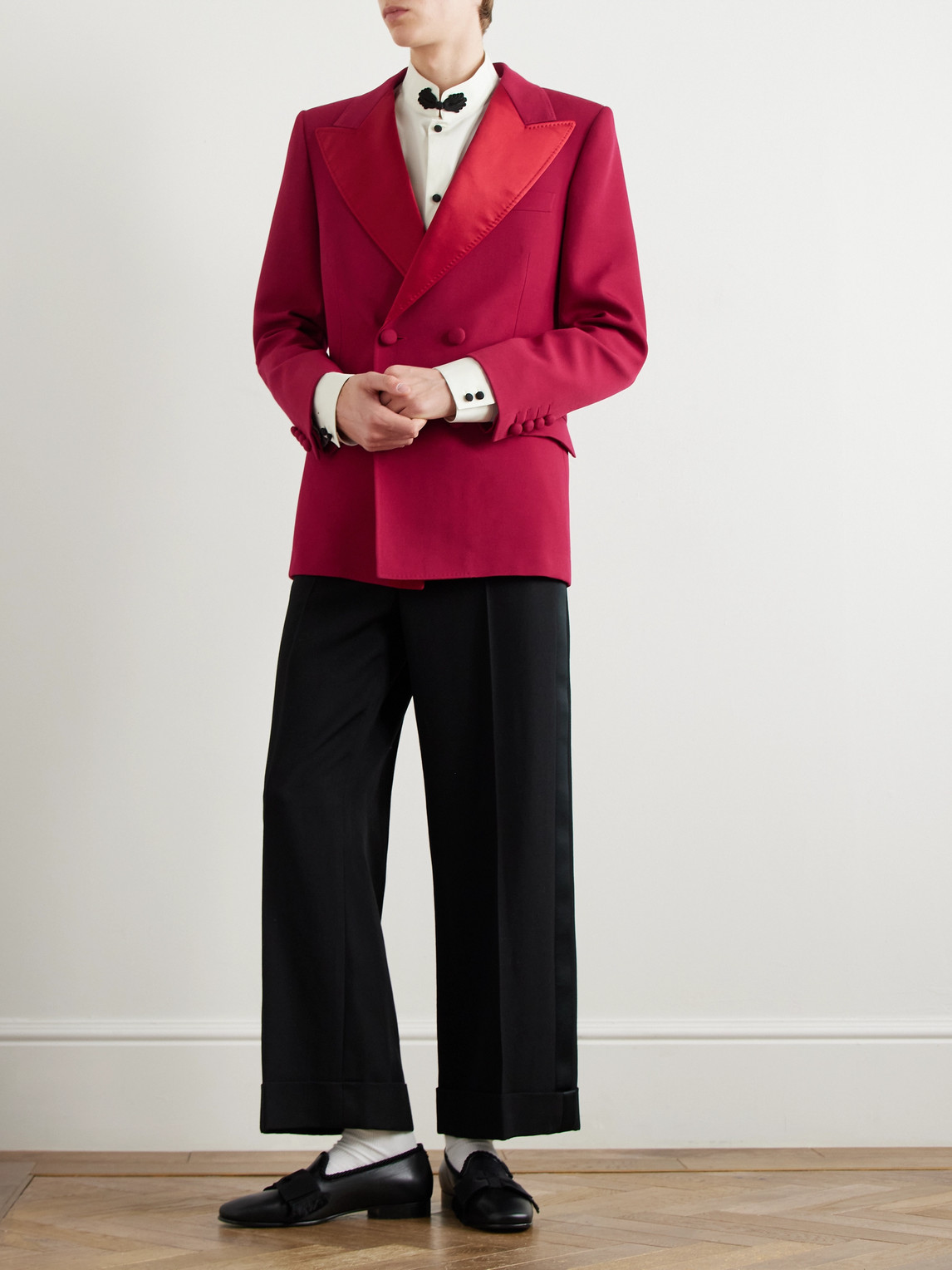 Valentino Man Red Blazers In Red