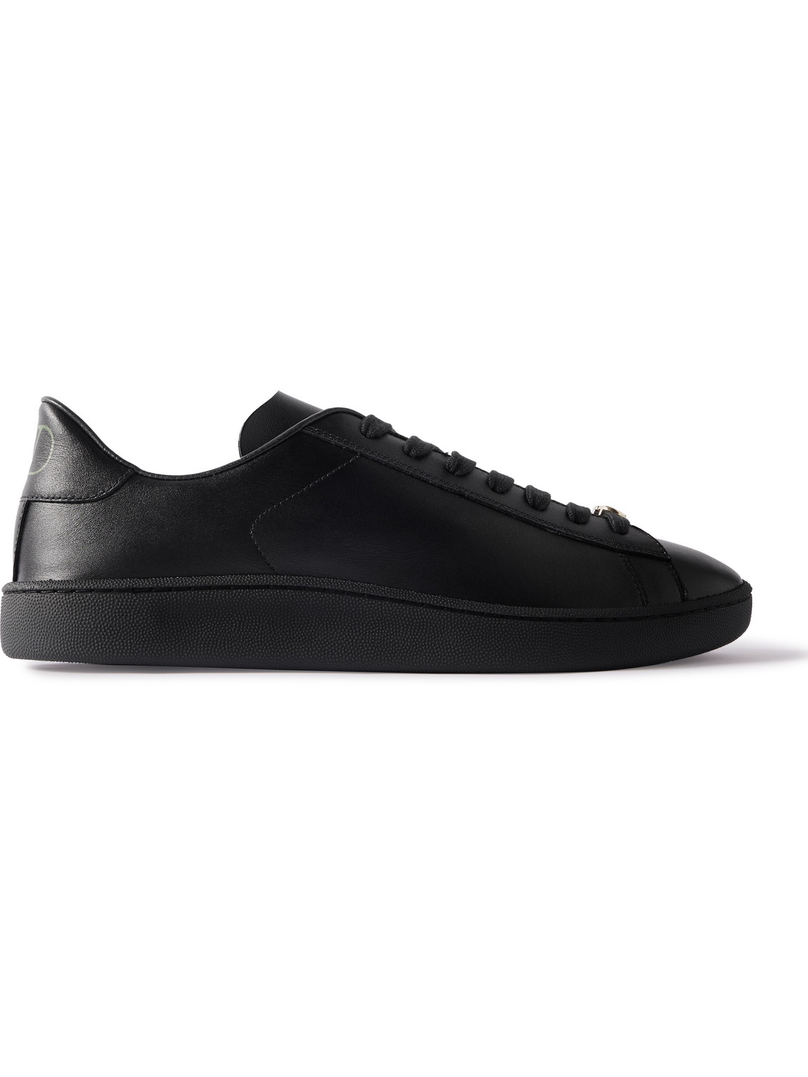 Valentino Low Top Rubber Sole Sneakers In Black