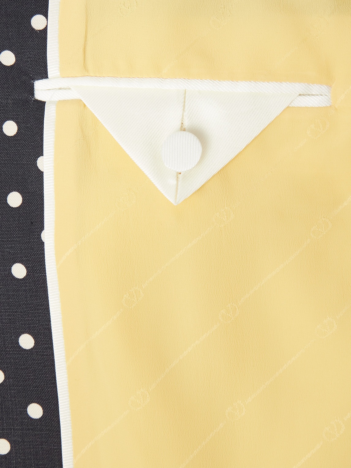Valentino Slim-fit Polka-dot Silk-shantung Blazer In Black