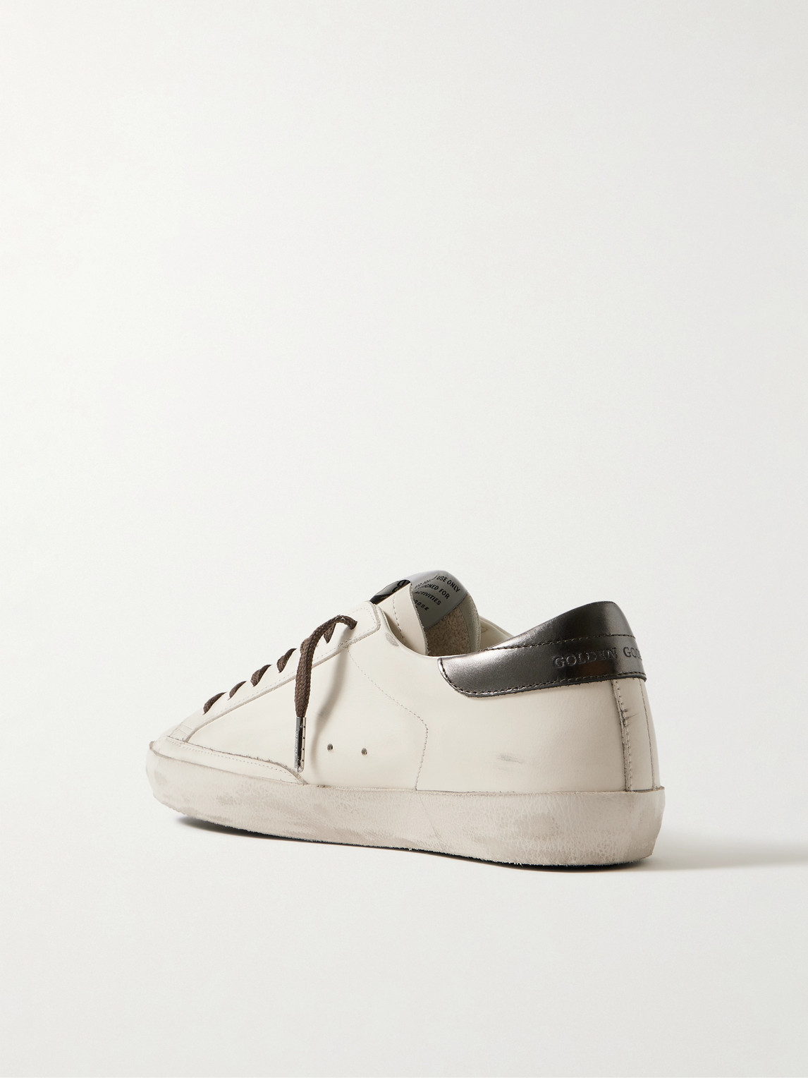 Golden Goose White Lace Up Sneakers