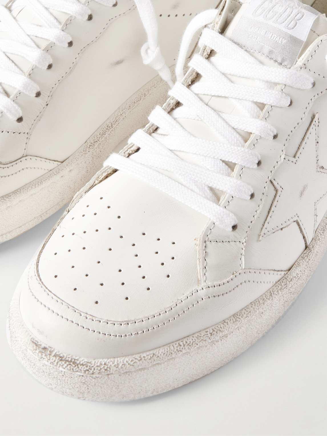 Ball Star Distressed Sneakers