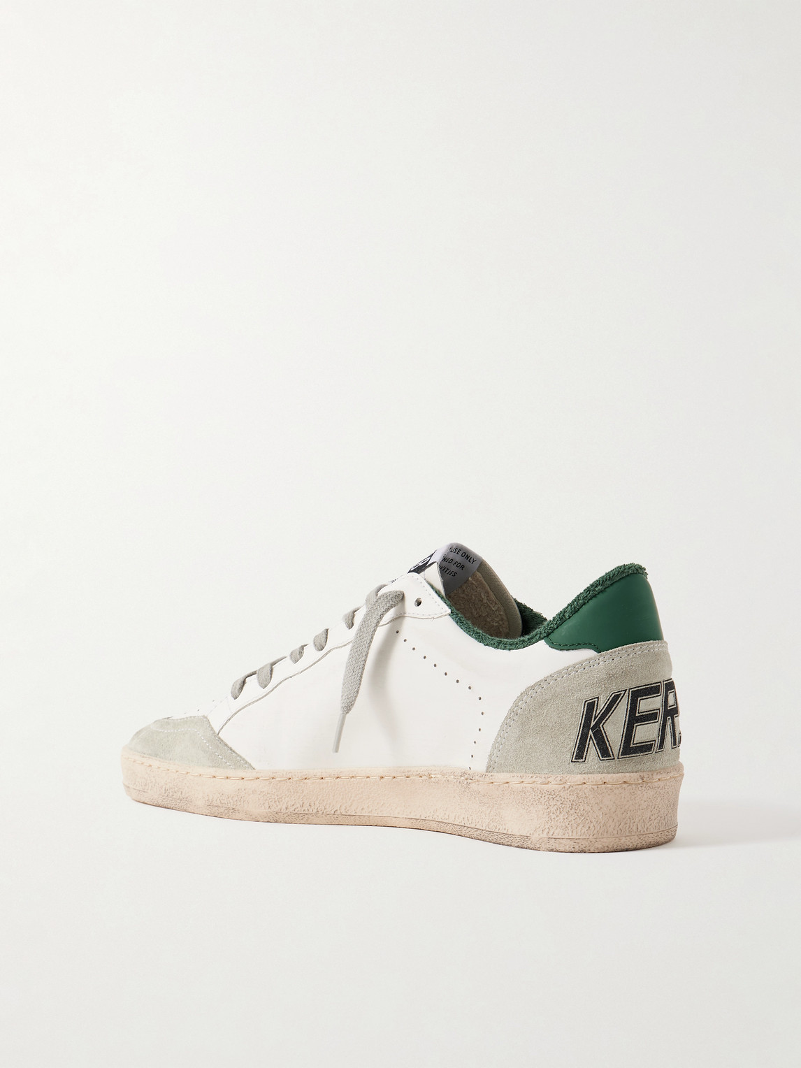 Golden Goose Off-white Calf Leather Sneakers With Signature Star Patch