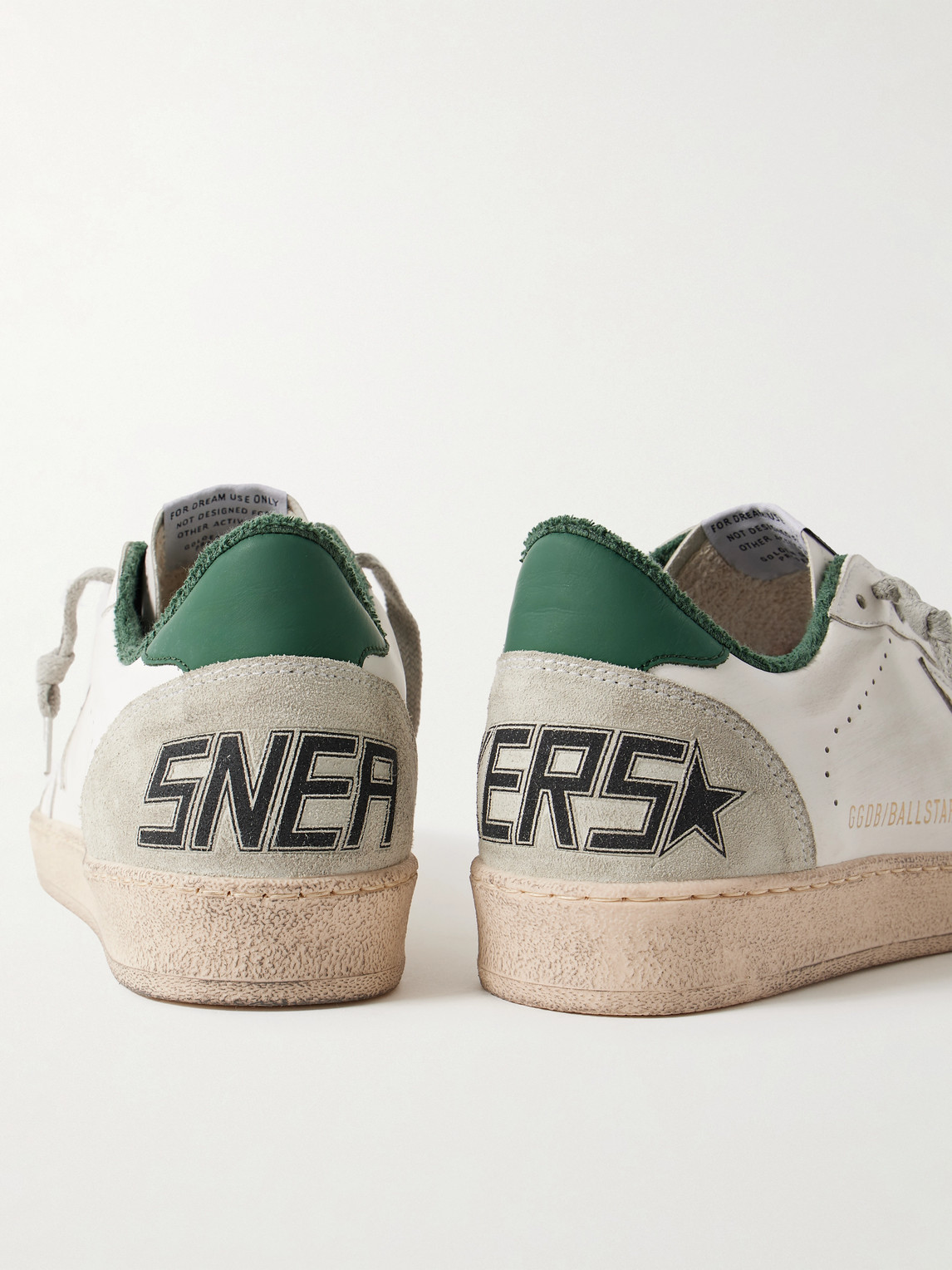 Golden Goose Off-white Calf Leather Sneakers With Signature Star Patch