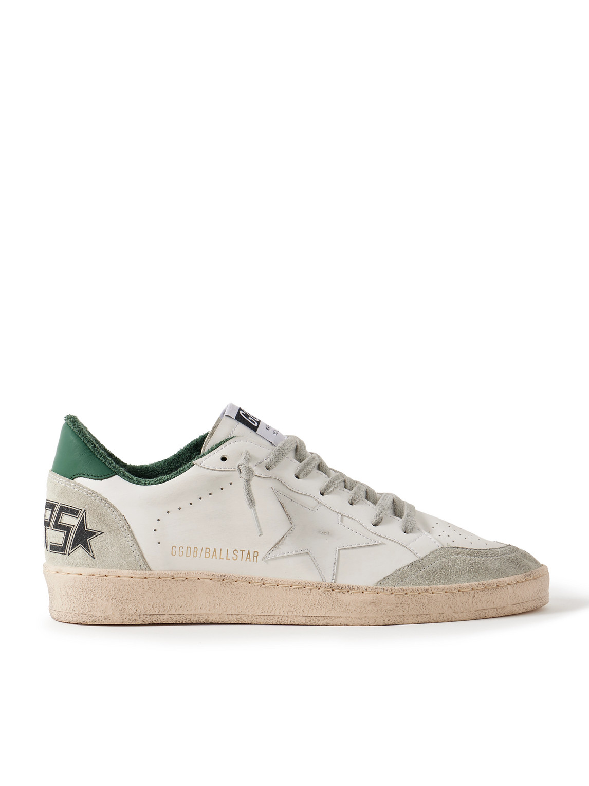Golden Goose Off-white Calf Leather Sneakers With Signature Star Patch