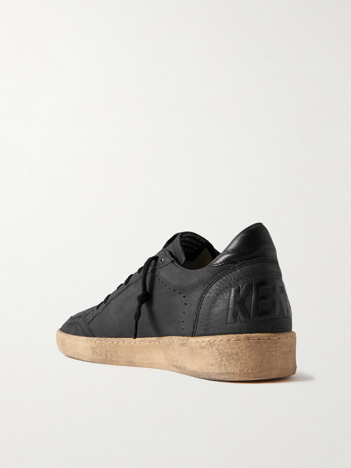 Golden Goose Ball Star Distressed Leather Sneakers