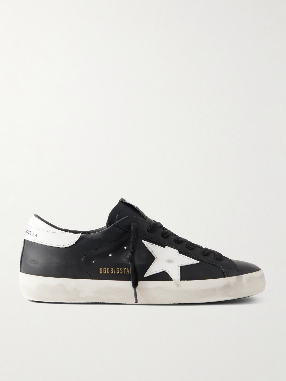 Golden Goose Super-Star Distressed Leather Sneakers - Men