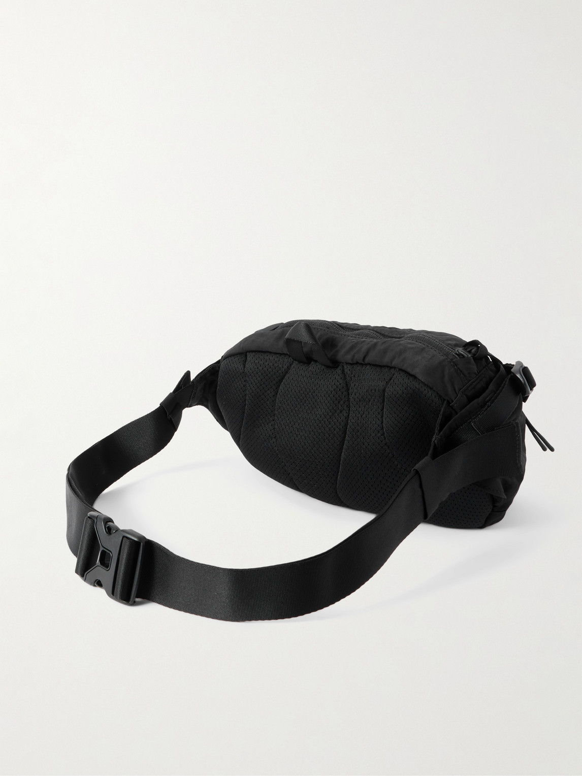 C.p. Company Logo-appliquéd Shell Belt Bag In Black