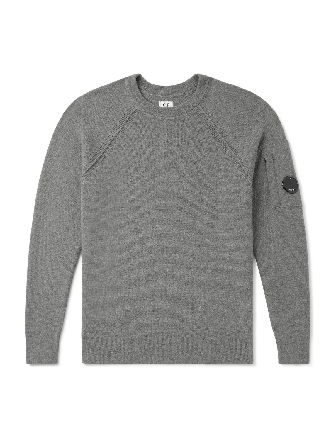 Logo-Appliquéd Wool-Blend Sweater