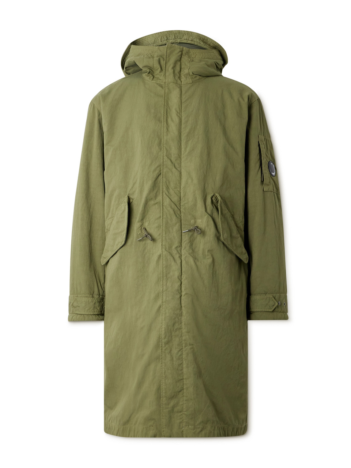 Metropolis Logo-Appliquéd Padded Twill Hooded Parka