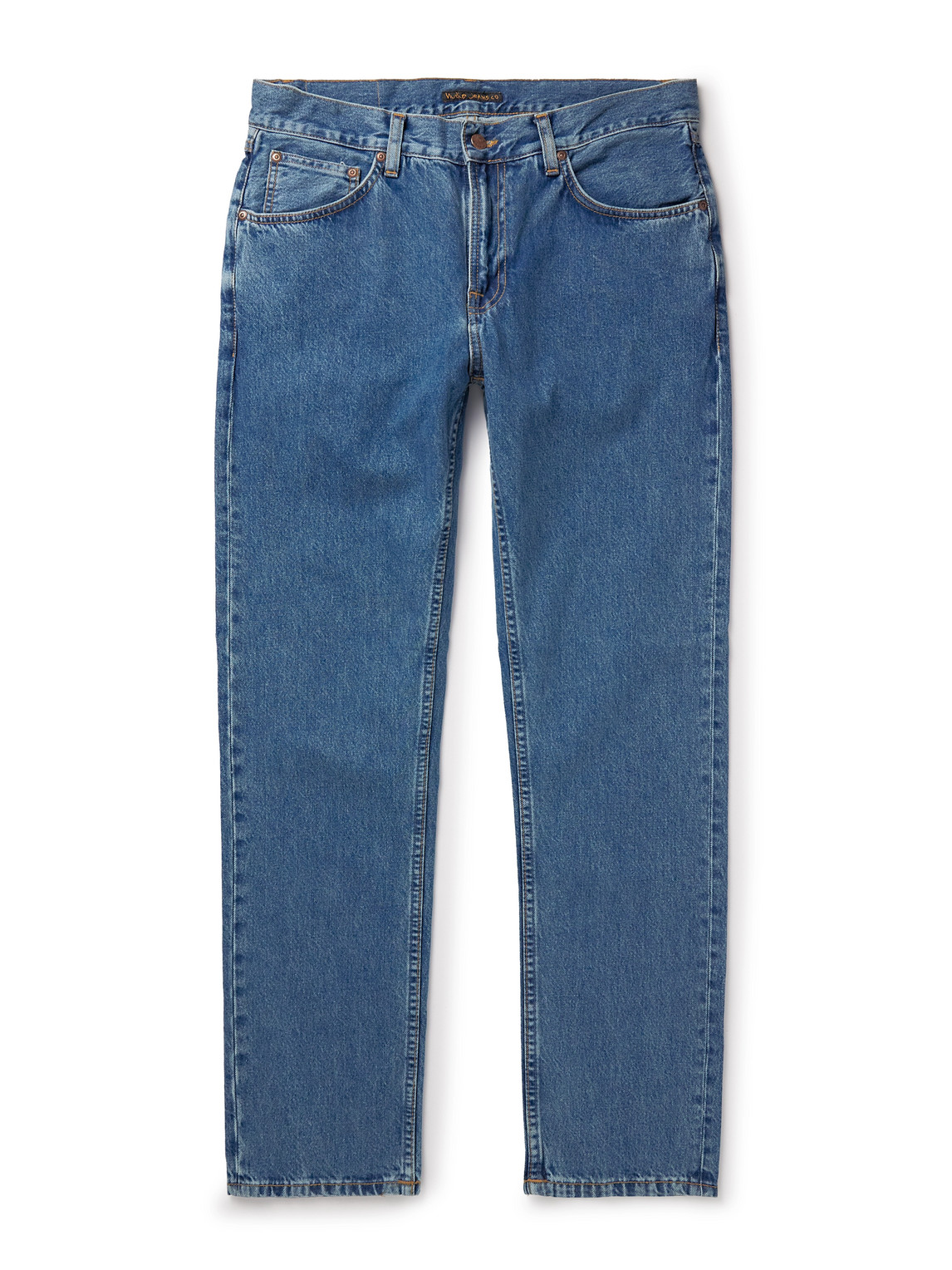 Gritty Jackson Slim-Fit Straight-Leg Organic Jeans