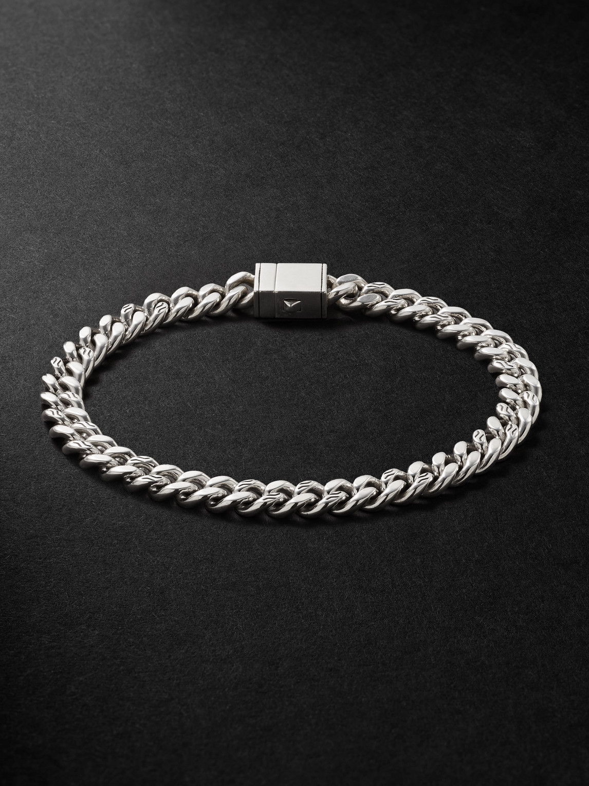 John Hardy Sterling Silver Curb Chain Bracelet - Men