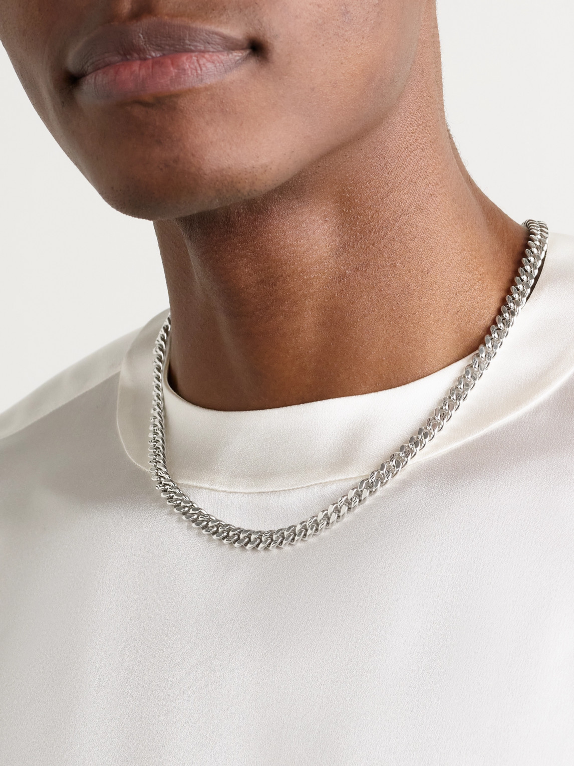 John Hardy Sterling Silver Curb Chain Necklace In Silver