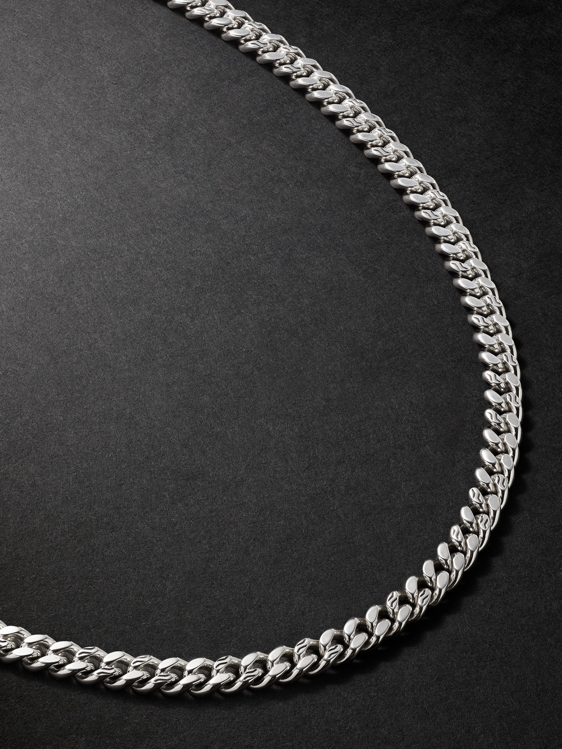 John Hardy Sterling Silver Curb Chain Necklace - Men