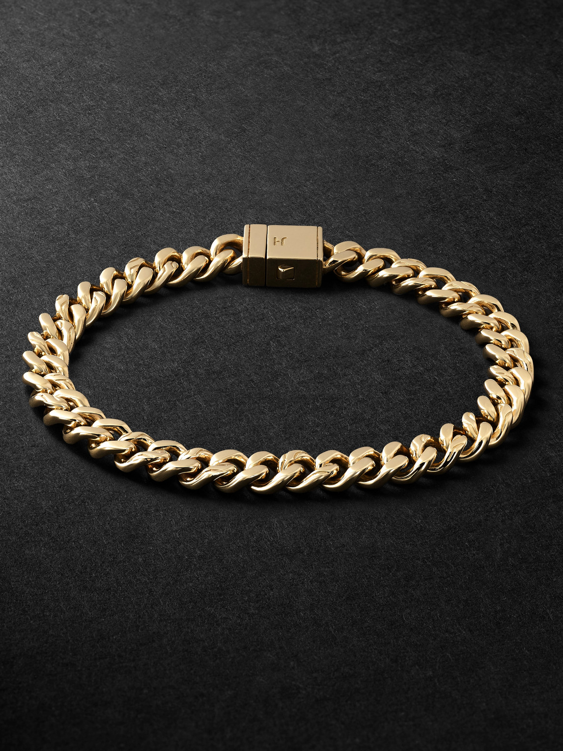 John Hardy Rhodium-Plated 14-Karat Gold Chain Bracelet - Men