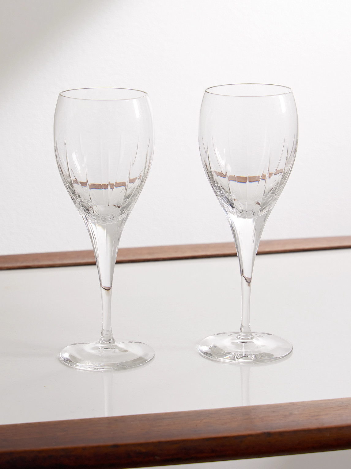 Christofle Iriana Set of Two Crystal Red Wine Glasses - Men