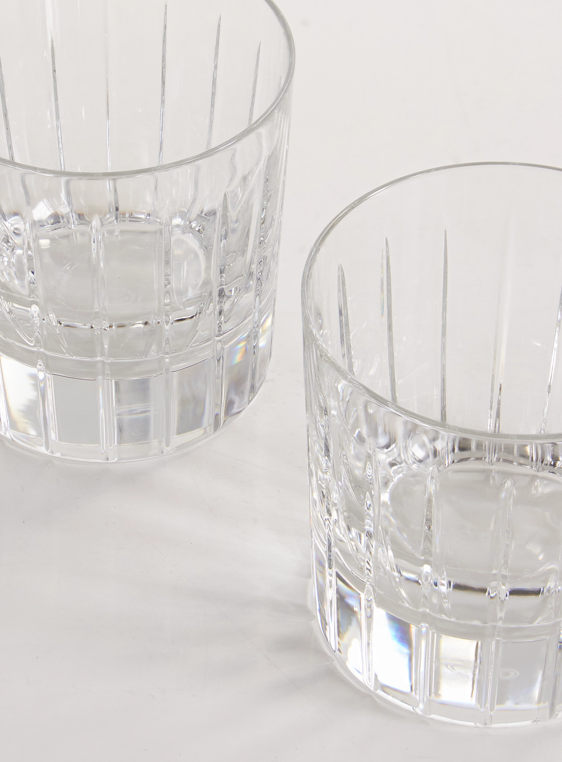  Christofle - Iriana Set Of Two Crystal Old Fashioned Glasses - Men - Neutrals 