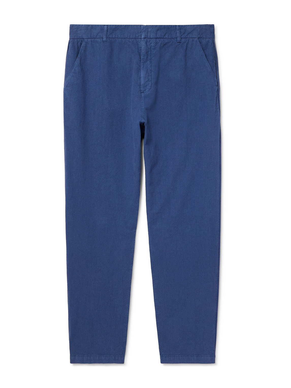 Folk Straight-leg Linen And Cotton-blend Suit Trousers