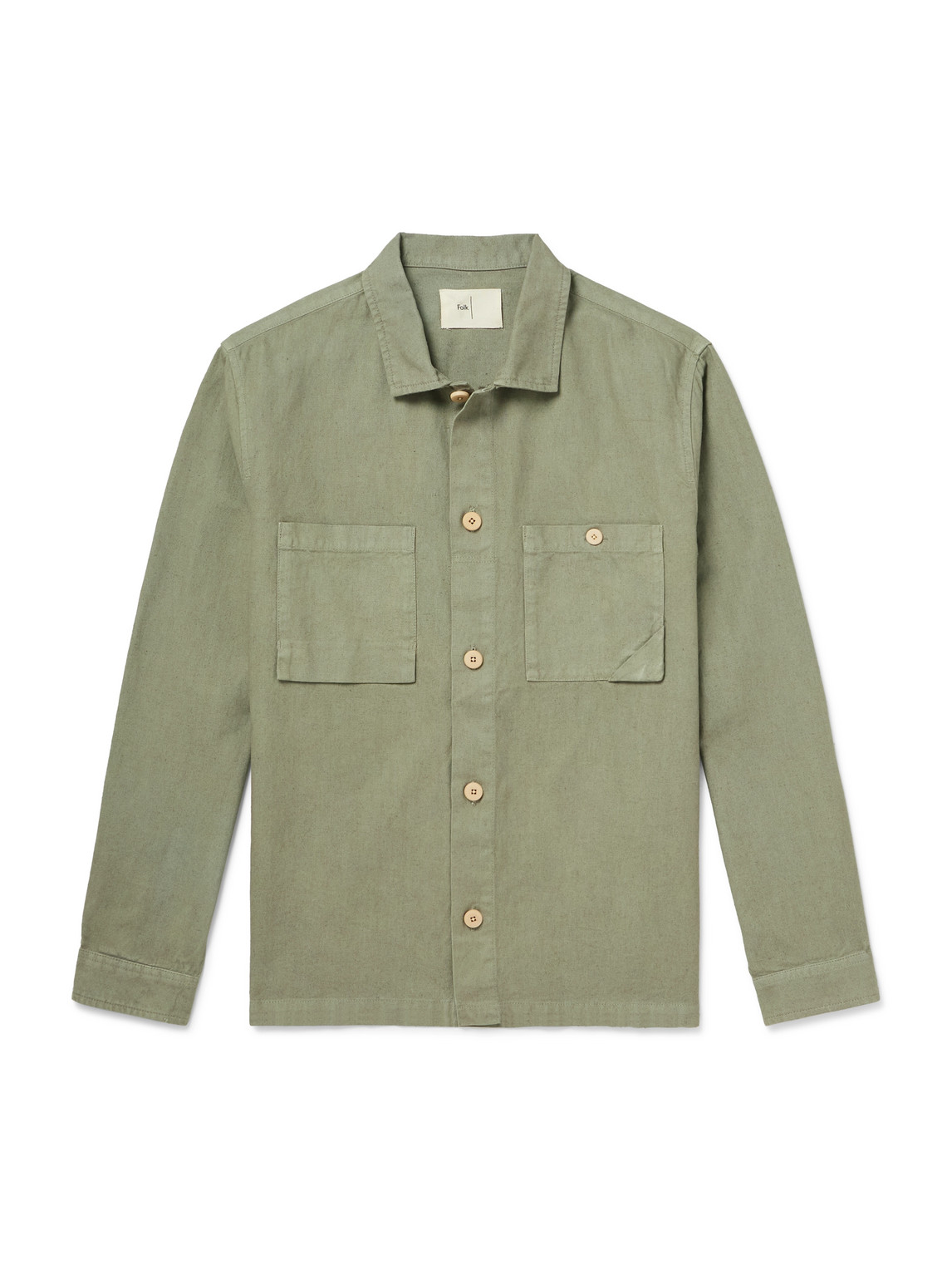 Anniversary Cotton and Hemp-Blend Canvas Overshirt