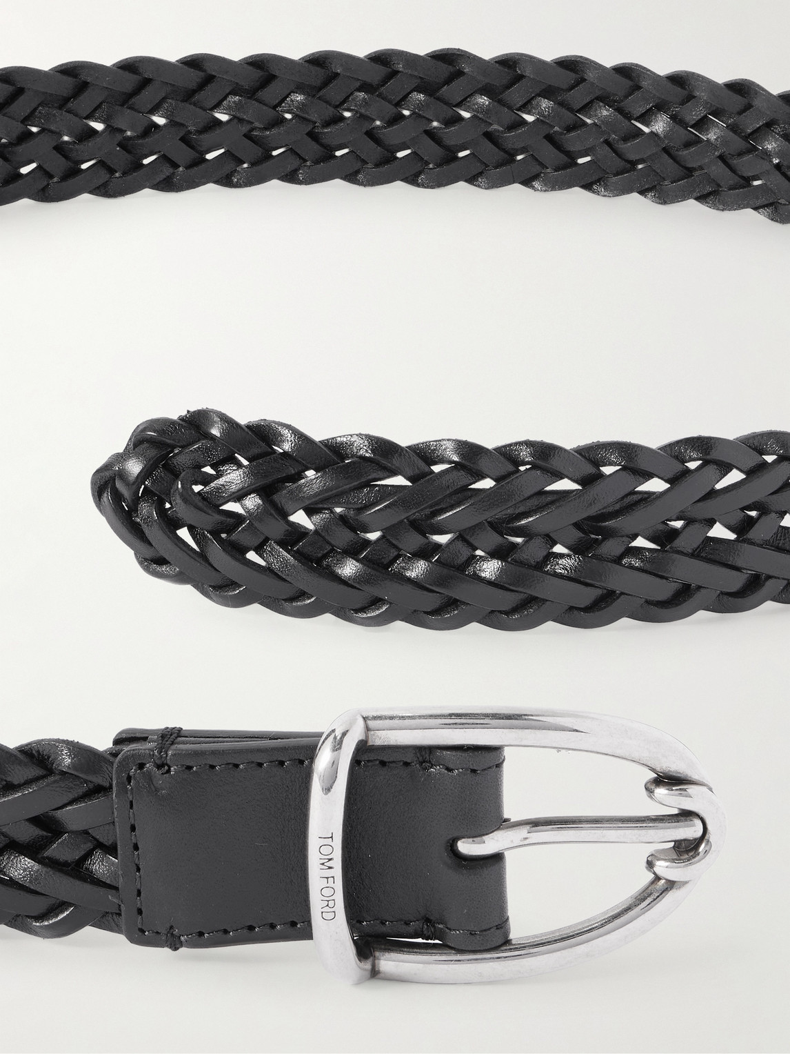 Tom Ford 2.5cm Woven Leather Belt