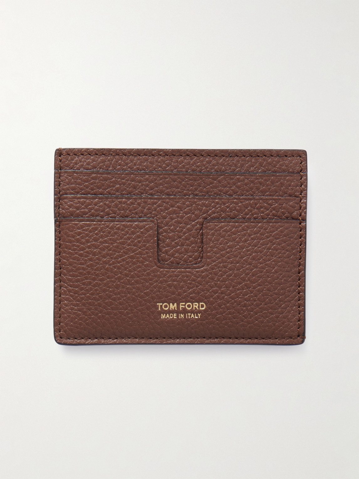 Tom Ford Full-Grain Leather Cardholder - Men