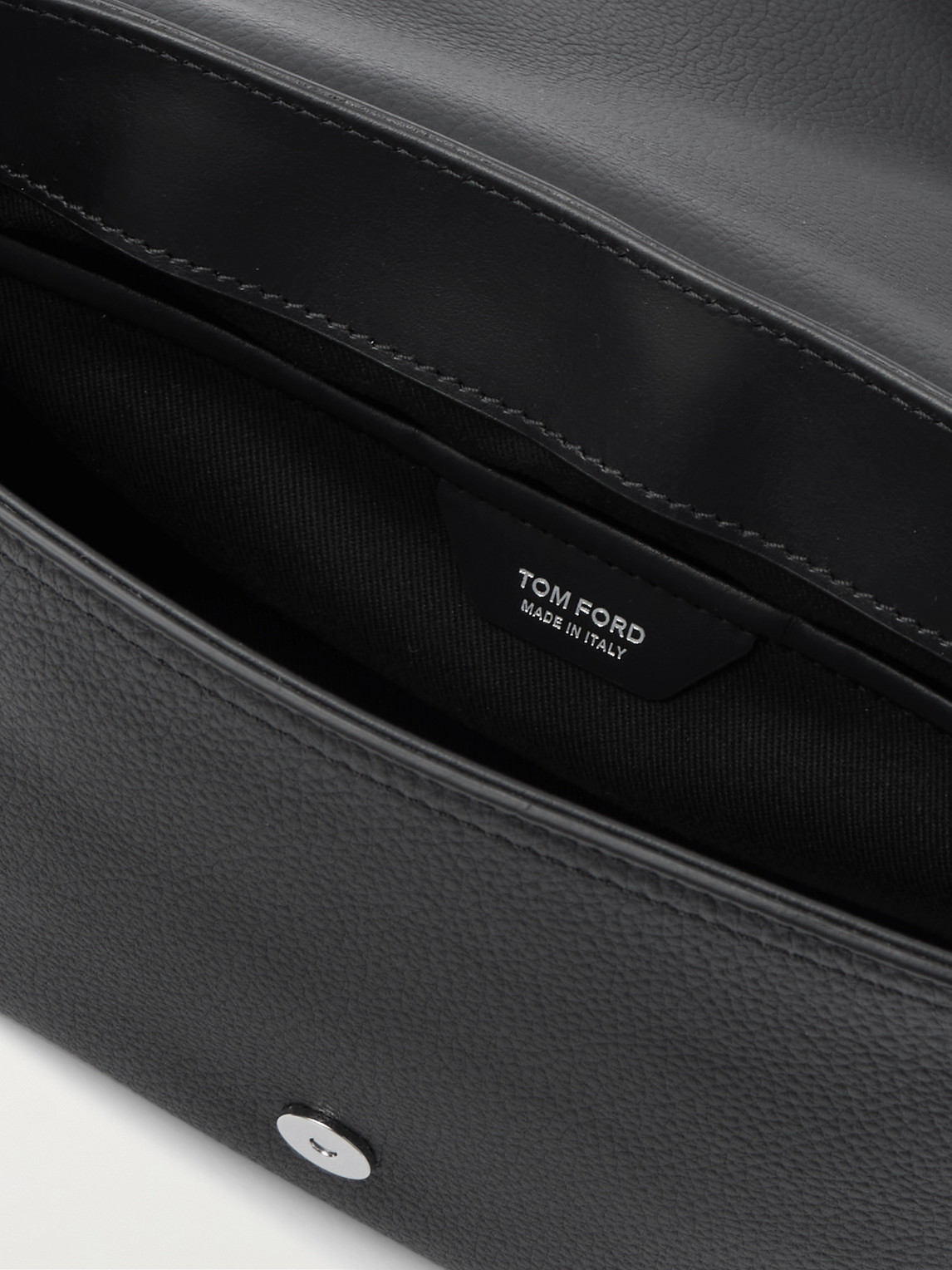 Tom Ford Full-grain Leather Messenger Bag