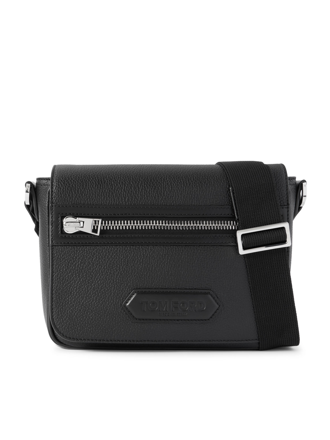 Tom Ford Full-grain Leather Messenger Bag