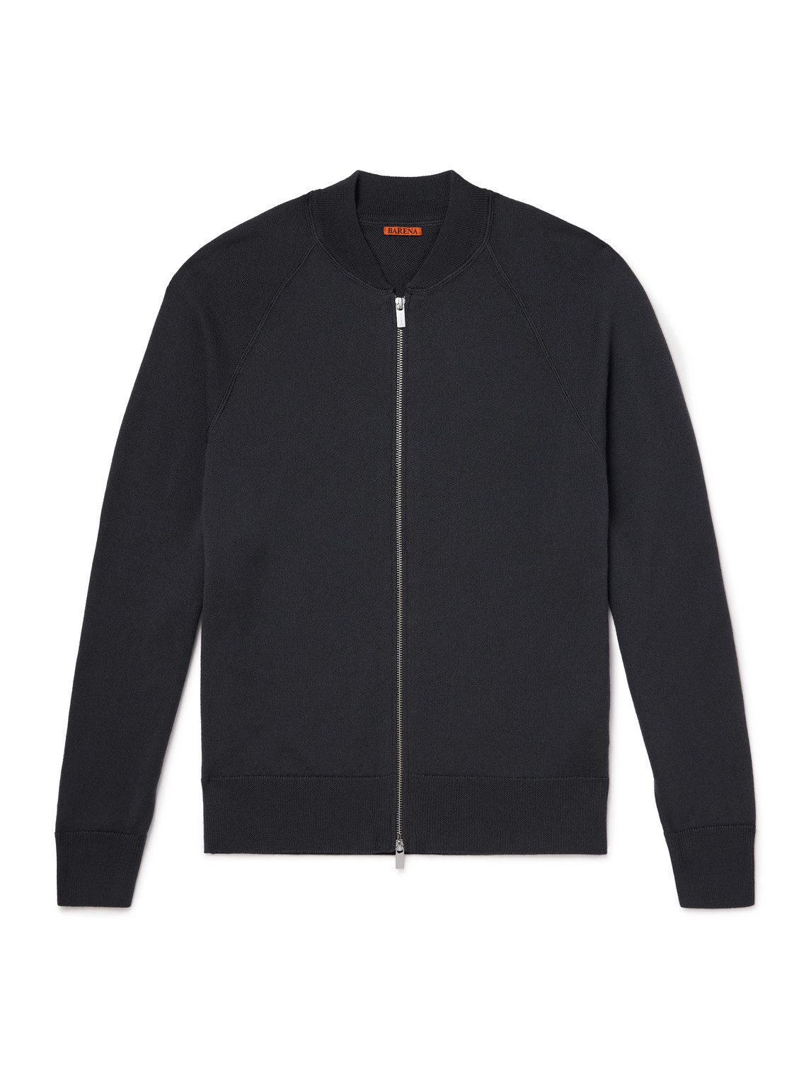 Merino Wool Zip-Up Cardigan