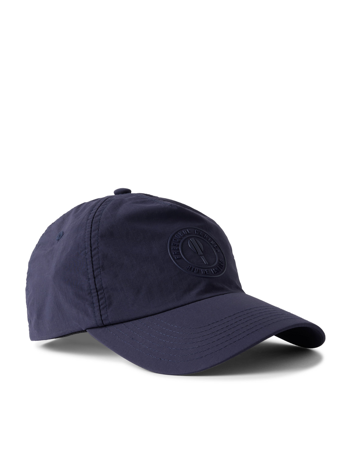 Frescobol Carioca Artur Logo-appliquéd Nylon Baseball Cap In Blue