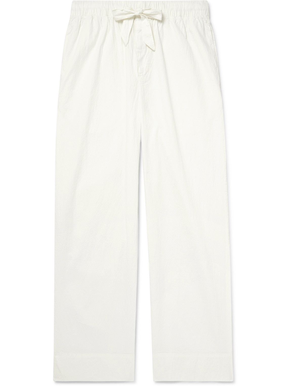 Luan Straight-Leg Cotton-Blend Seersucker Trousers