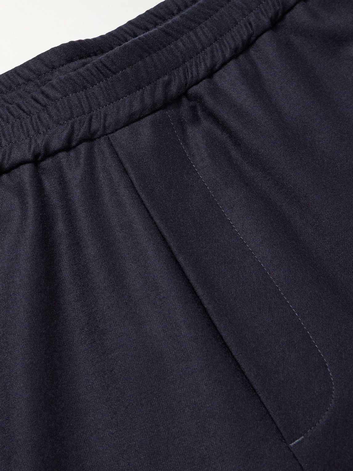 Barena Venezia Bativoga Straight-leg Virgin Wool-blend Gabardine Trousers In Blue