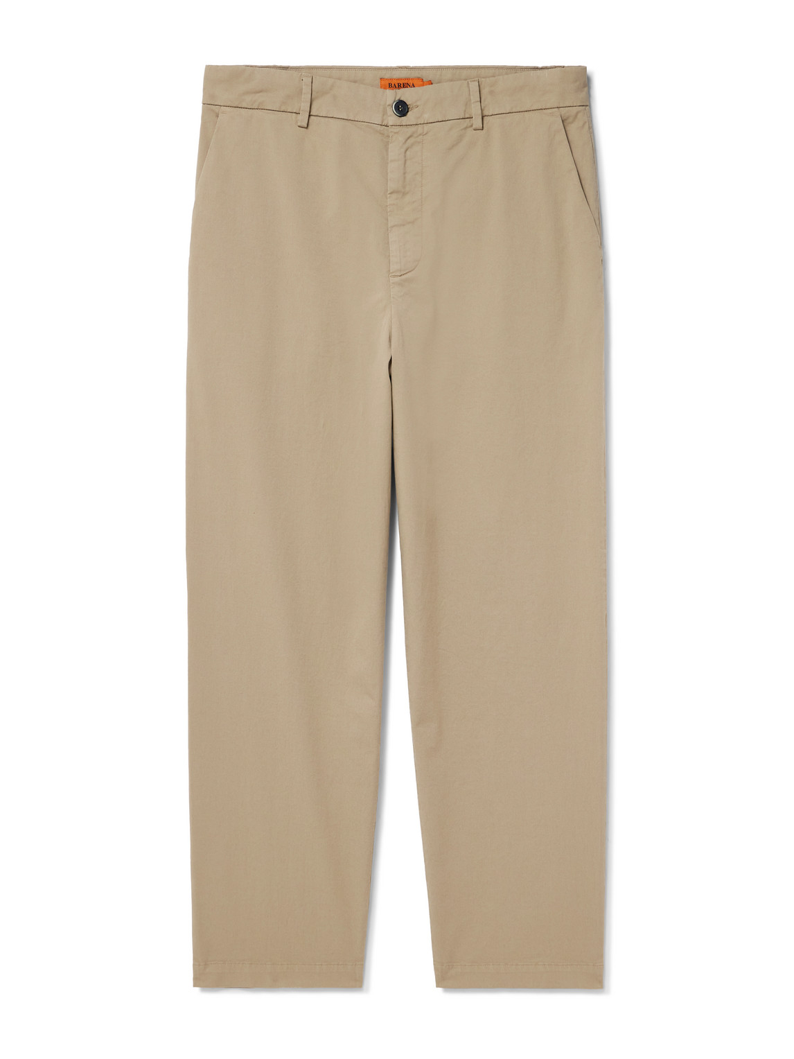 Barena Venezia Canasta Straight-leg Cotton-blend Trousers