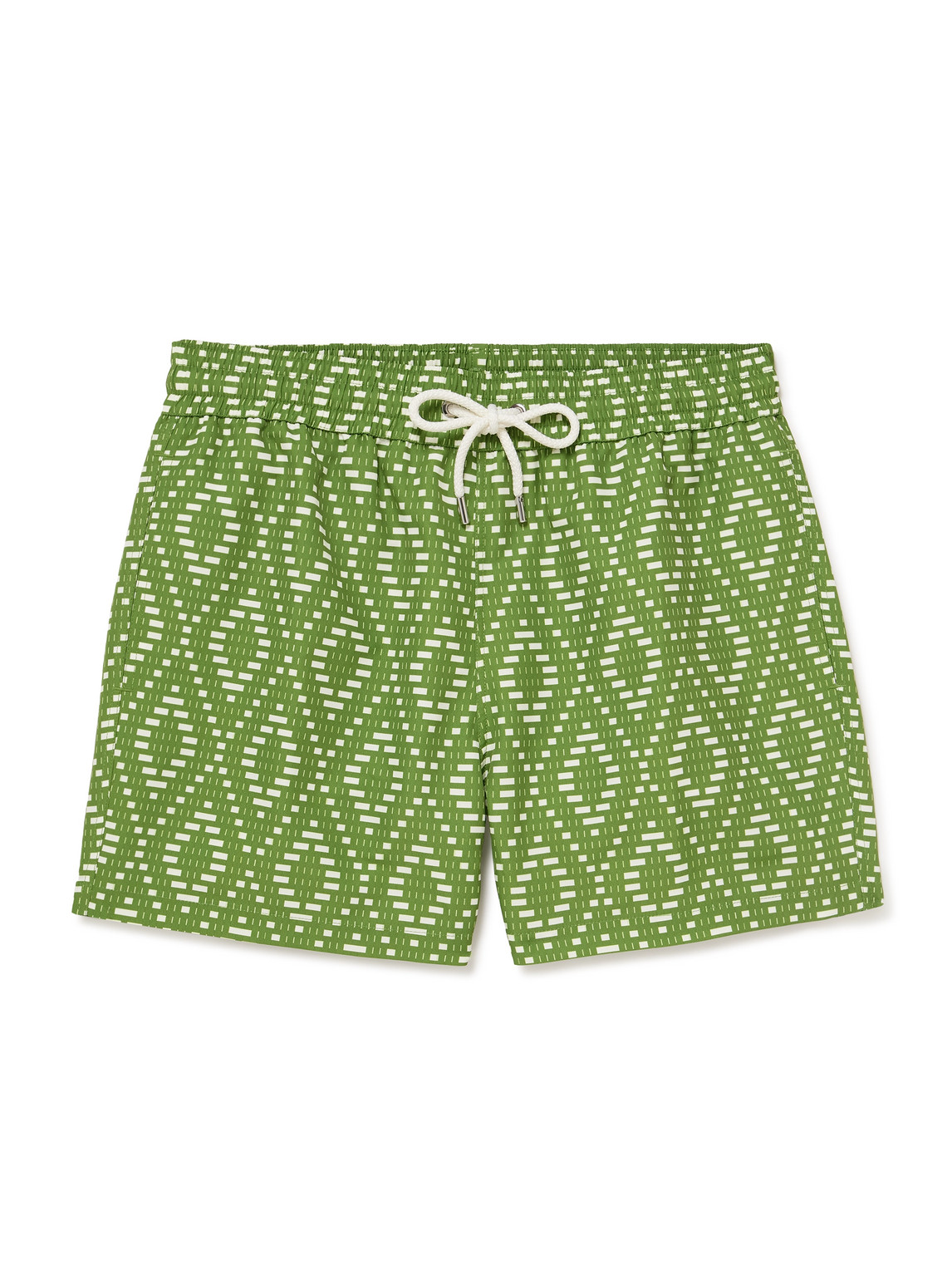 Rio Straight-Leg Mid-Length Printed Recycled Swim Shorts