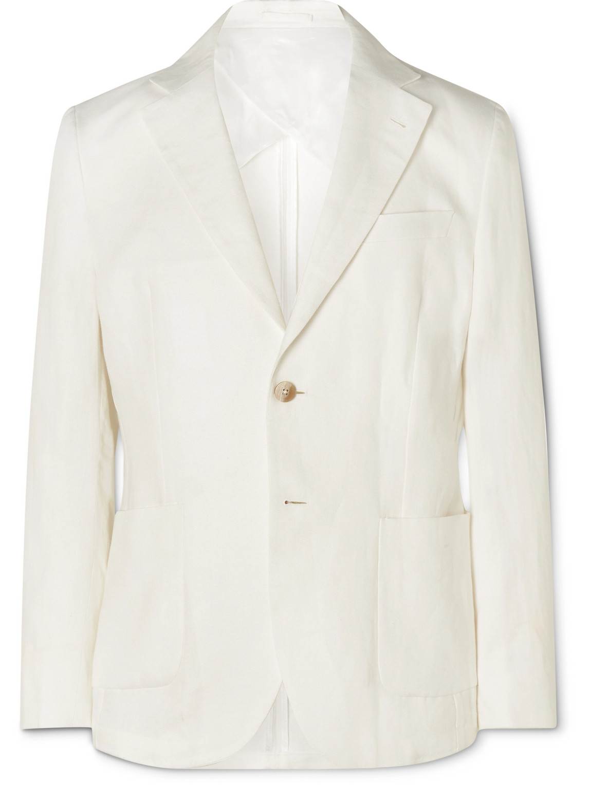 Paulo Unstructured Linen Suit Jacket