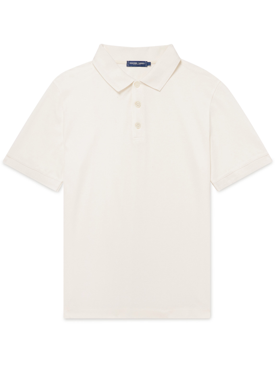 Frescobol Carioca Horacio Cotton-blend Piqué Polo Shirt