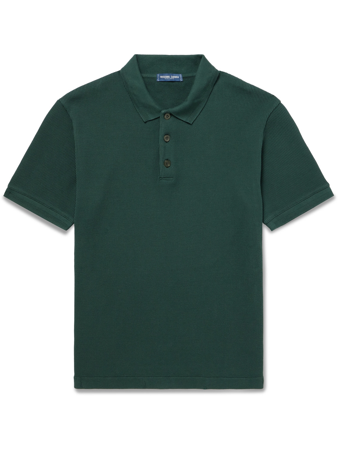 Horacio Waffle-Knit Cotton Polo Shirt