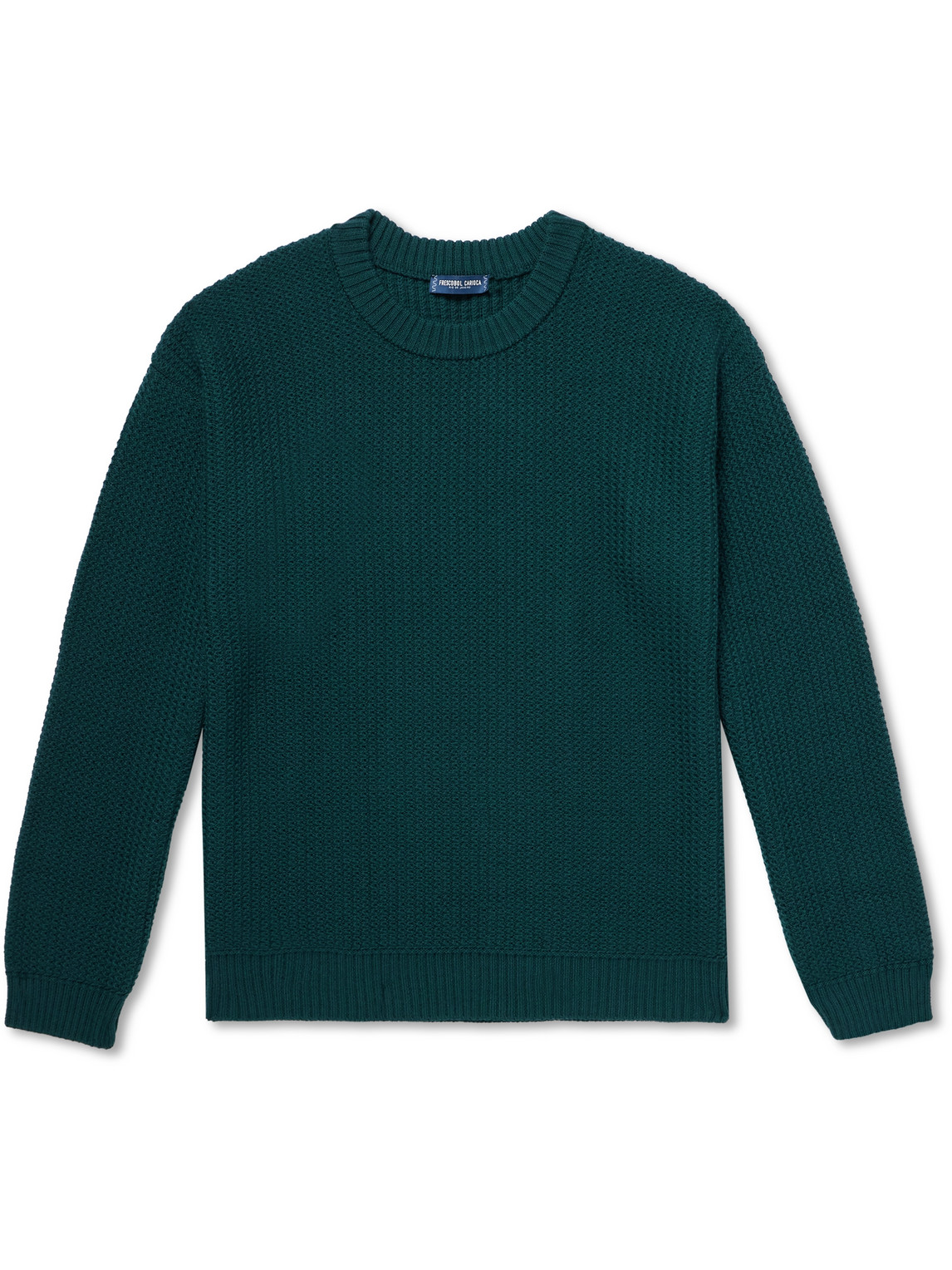 Frescobol Carioca Jardim Merino Wool Sweater In Green