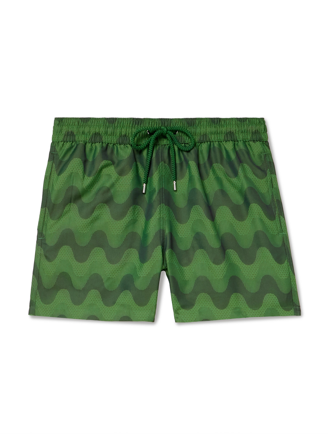 Rio Straight-Leg Mid-Length Printed Recycled Swim Shorts