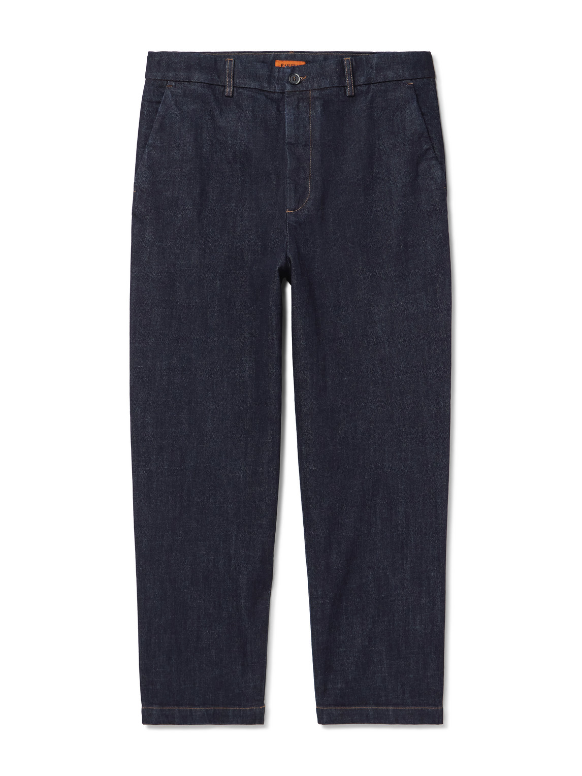 Barena Venezia Canasta Straight-leg Cotton-blend Trousers